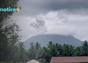 Gunungapi Ibu di Maluku Utara Erupsi, Tinggi Kolom Abu Teramati 600 Meter