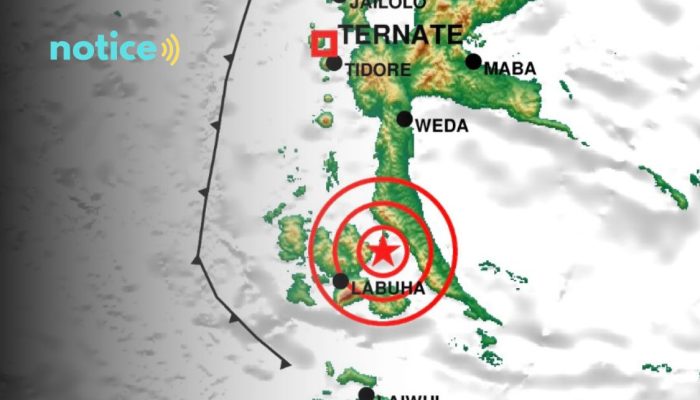 Halmahera Selatan Diguncang Gempa 4.9 Magnetudo, Terasa di Labuha dan Sekitarnya