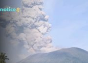 Gunungapi di Halmahera kembali Erupsi, Ketinggian Kolom Abu Capai 1500 Meter