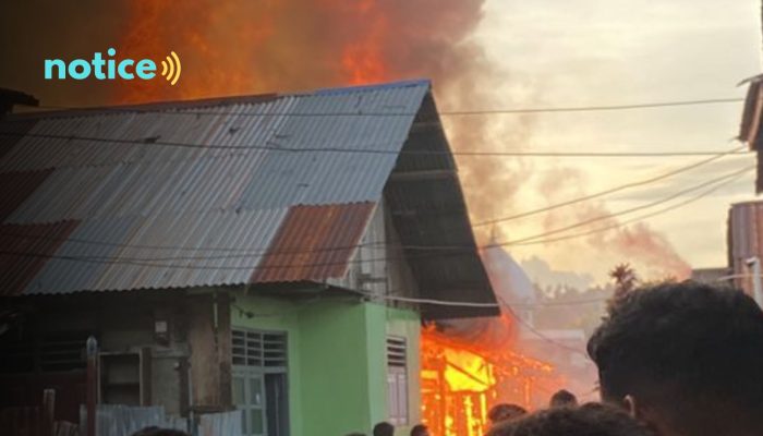 2 Unit Rumah di Desa Labuha Halmahera Selatan Ludes Terbakar